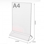 OL-105 Менюхолдер Т-образный, A-4