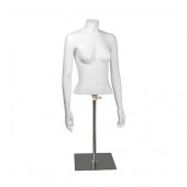 JFW-1TW Торс женский с подставкой. Цвет: Белый