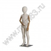 NK-1F Манекен детский 110см, с шарнирными руками. Цвет: Светлый лён