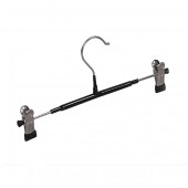 8899 Вешалка зажим. L=300мм. Цвет: Чёрный